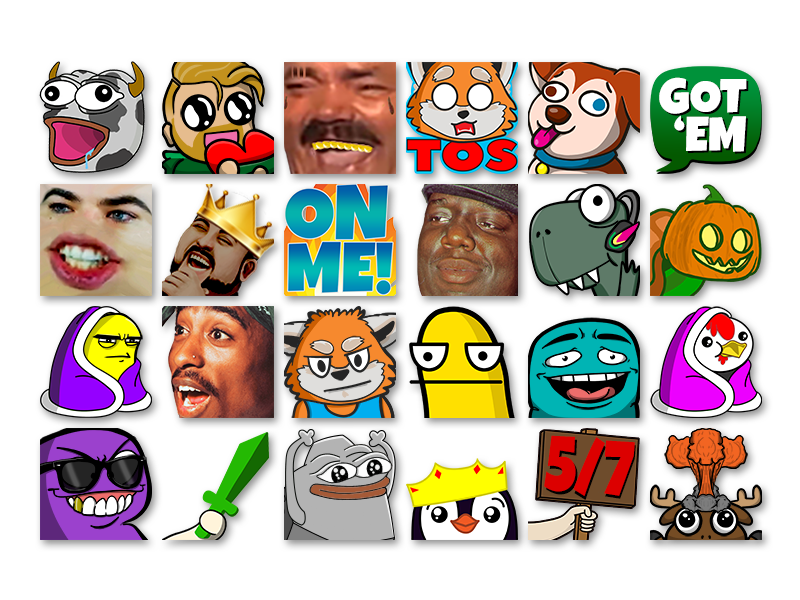 Twitch Emotes by LouX on Dribbble