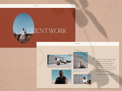 Sandu Creative Portfolio Template Client Work