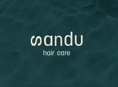 Sandu Hair Care - Primary Logo brand identity brand presentation design logo