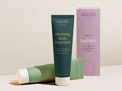 Sandu Hair Care - Packaging Design brand identity brand presentation branding packaging design