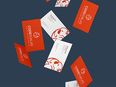 Code Koalas Business Cards branding business cards code koalas design identity