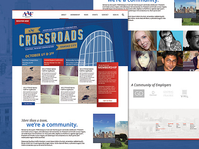 AAF-KC aafkc blog events gradient grid hero kansas city membership typography web