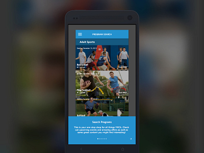 Sociy Onboarding Screen made with invision mobile onboarding sports walkthrough