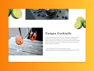 Cocktail Club Homepage