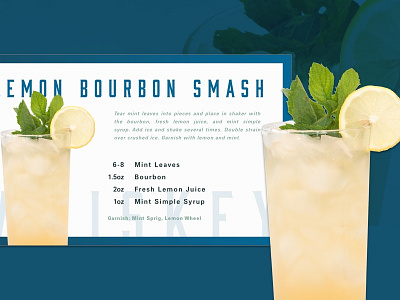 Lemon Bourbon Smash