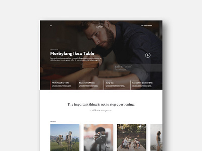 Portfolio Redesign designer full stack hero mobile portfolio responsive slider ui ux videography website woodworking