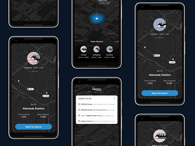 A Boring App - Screens 2 boring company case study la public transit