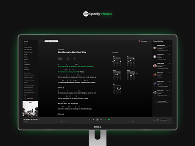 Spotify Chords app chords guitar music musician plugin ui ultimateguitar