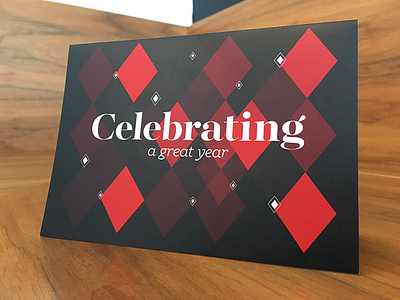 2015 Aten Holiday Card aten atendesigngroup black greeting card holiday red