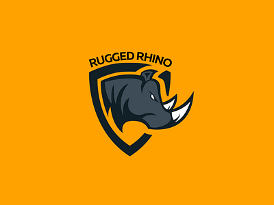 sportswear logo clothes logo logotype rhino rugged sport sportswear
