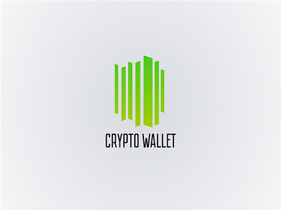 CRYPTO WALLET abstract banking blockchain finance invest logo logotype marketing minimalist transaction wallet wallets