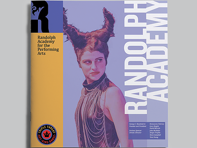 Randolph Academy Prospectus book book design editorial editorial design print prospectus