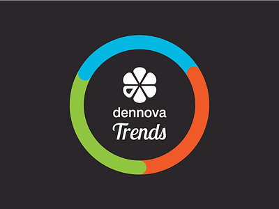 Dennova Trends Logo colorful logo