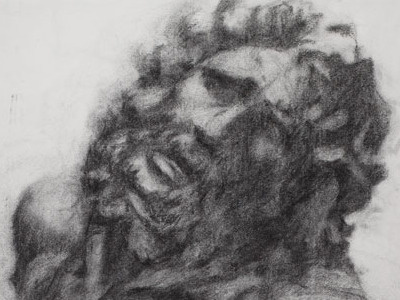 Laocoon - Charcoal Drawing