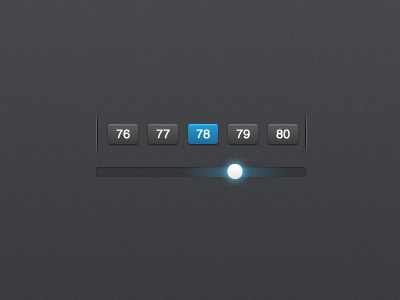 Pagination Slider glow interface pagination slider smooth ui