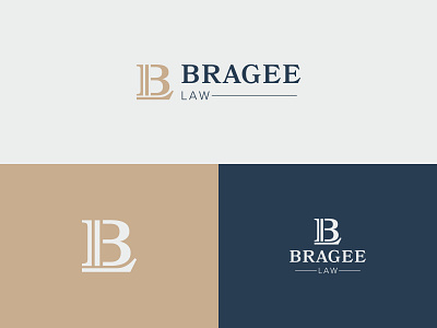 Bragee Law Firm attorney branding law legal logodesign