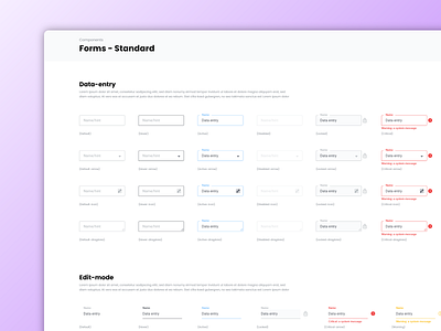 WORKetc Form Fields Collection adobe xd angular app b2b component crm dashboard madewithadobexd material material design saas saas design ui ui kit ui ux ux web app web application worketc xd