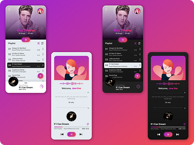 Daily Ui :: 009 - Music player