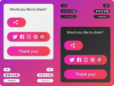 Daily UI :: 010 - Social Share