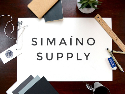 Simaíno Supply Brand apparel brand branding clothing fashion lifestyle brand mockup scene