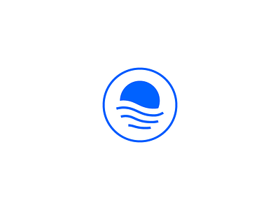 Skywater Church Logo brand branding dat blue do icon logo minimal simple