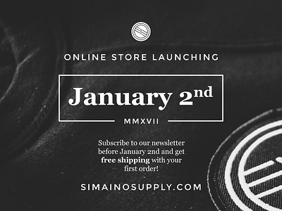 Simaíno Launch Announcement 🎉 apparel brand branding clothing ecommerce logo online store store
