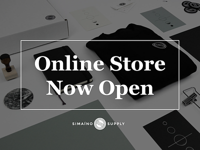 Online Store Launch Post apparel brand clothing e commerce logo photography products scene