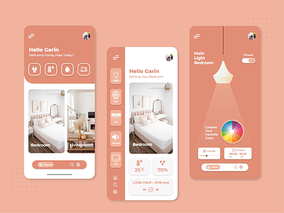 UI Smart Home app design home mobile ui ui