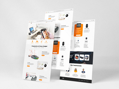 Giime - Website Company Profile design ui webdesign
