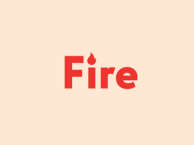 Fire logo fire logo logotype type vector