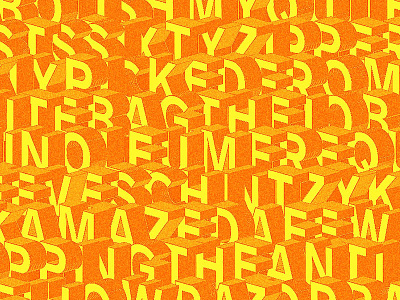 Typography experiment experiment layers type typography