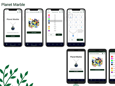 Material and iOS Design - Planet Marble App