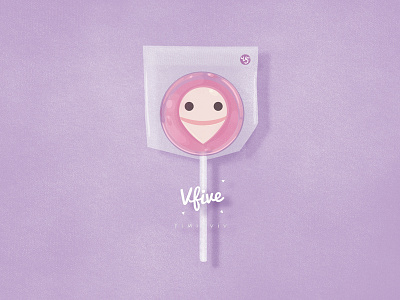 v5 Lollipop character design illustration