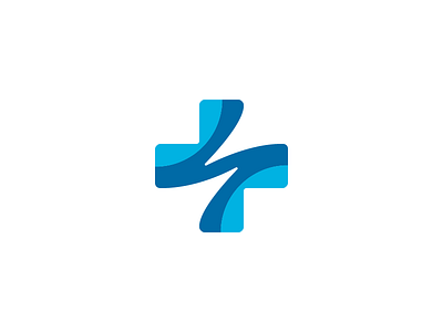 Blue Medical Cross Medical Logo