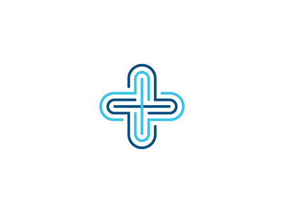 Woven Medical Cross Logo