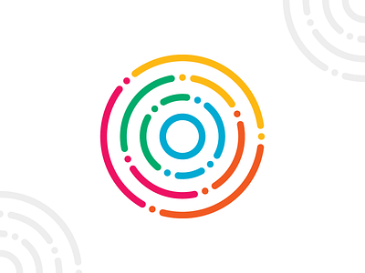 Circle + Maze Logo children circle circles colorful education logo maze network nonprofit people school vector