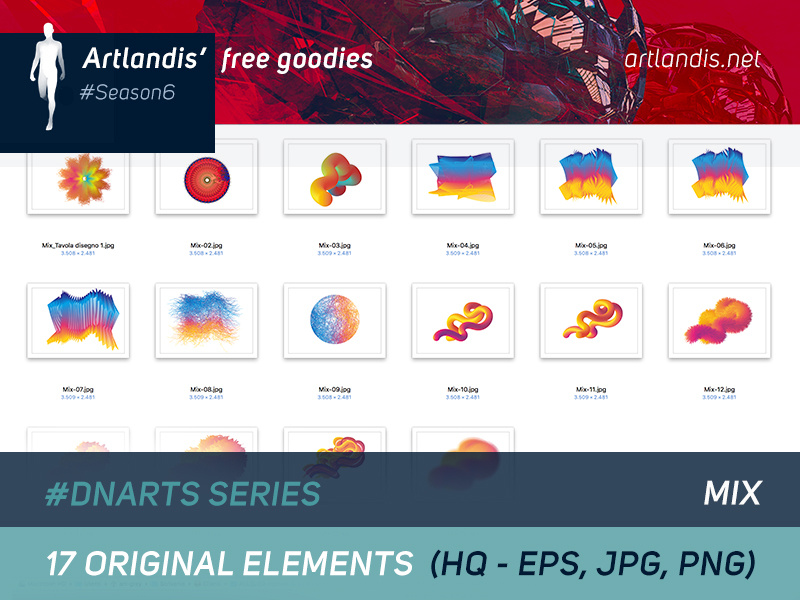 DNArts Series - Mix (free vectorial) diagram data free goodies illustrator vectorial free