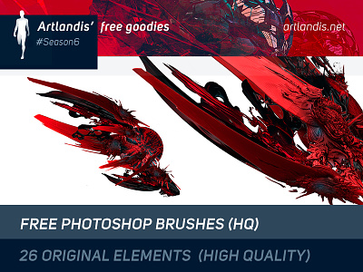 26 Free HQ Photoshop Brushes abstract creative commons effects free free goodies generative art generative design high quality illustration iterative design mars photoshop photoshop brush