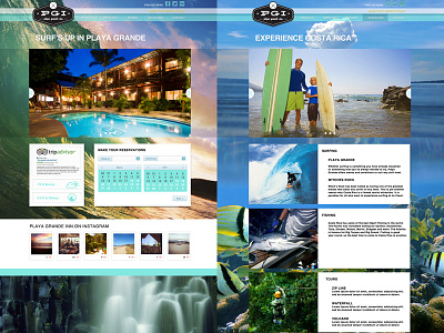 Playa Grande Inn Website costa rica hotel ocean playa grande surfing website