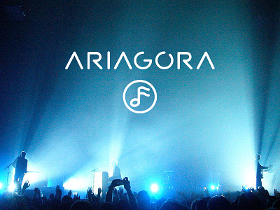 Ariagora logo music note