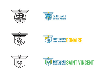 St James Identity college identity logo medical medicine school