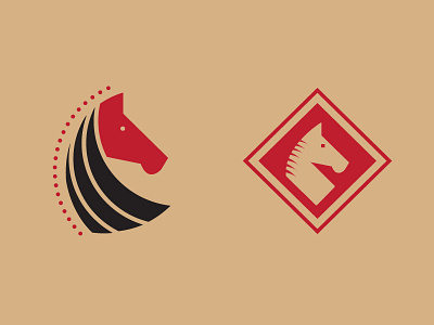 Horse Head diamond dots horse icon