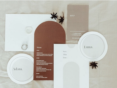 Earthy Modern Wedding Suite