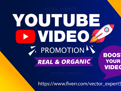 I will do organic youtube video promotion music promotion promote channel video promotion video seo viral video youtube youtube promotion