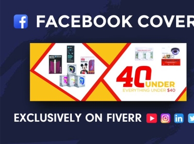 I will do facebook cover , profile , ads design within 24 hours facebook facebook ads facebook banner facebook cover