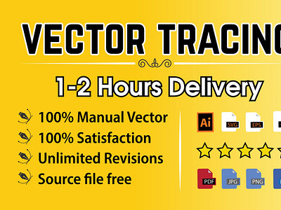 I will vector tracing image or logo to vectorize within 2 hours branding business design illustration logo logo to vector logodesign raster to vector vector vector art vector illustration vector tracing vectorart vectors