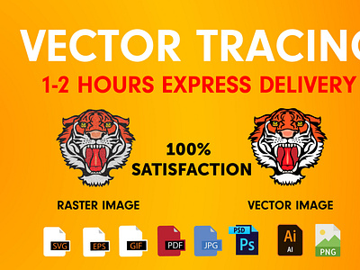 I will vector tracing image or logo to vectorize within