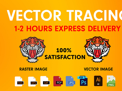 I will vector tracing image or logo to vectorize within 2 hours branding business design illustration logo logo to vector logodesign logos vector vector art vector artwork vector illustration vectorart vectors