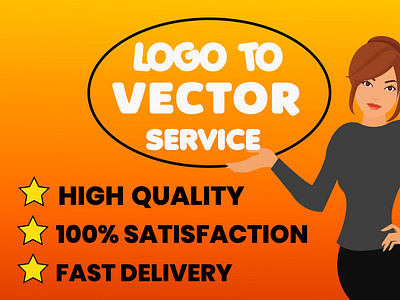 I will convert logo to vector, redraw, vectorize