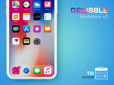 Dribbble Invitation x2